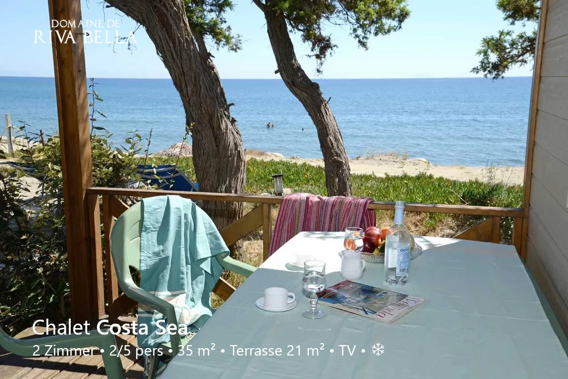 Location naturiste Corse - Chalet Costa Sea 07